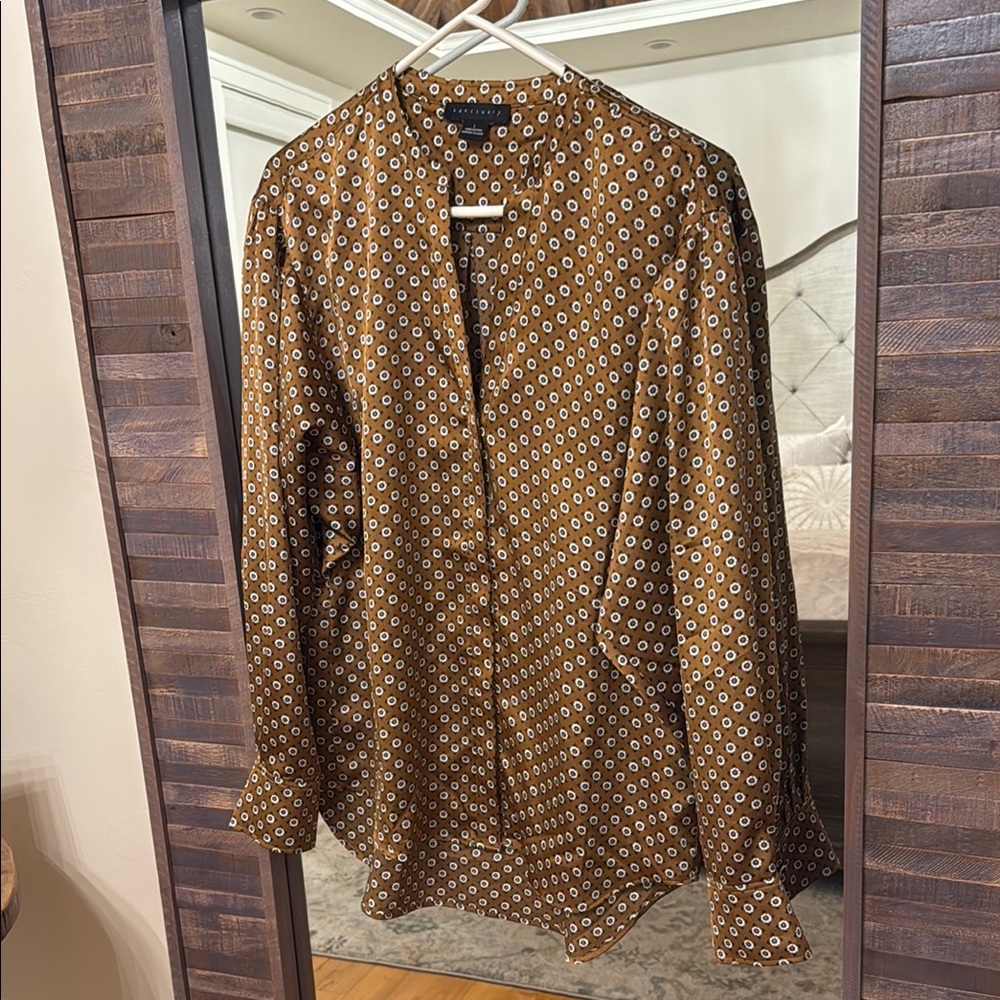 Sanctuary Brown Patterned Blouse